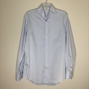 SUITSUPPLY Slim Fit Formal Lt Blue Shirt 42/16.5